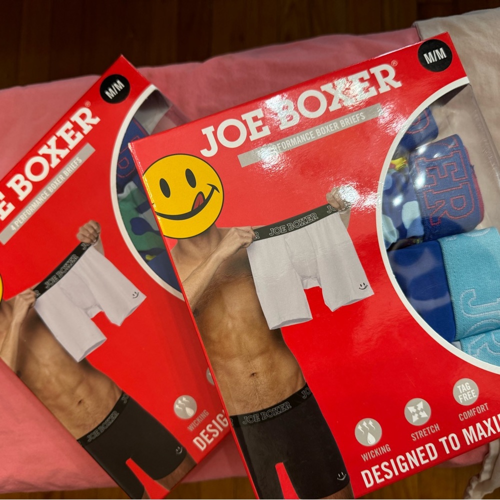 2 NEW Packs of Joe Boxer 4 Pack Men’s Boxer Briefs Performance Size L - Picture 13 of 13